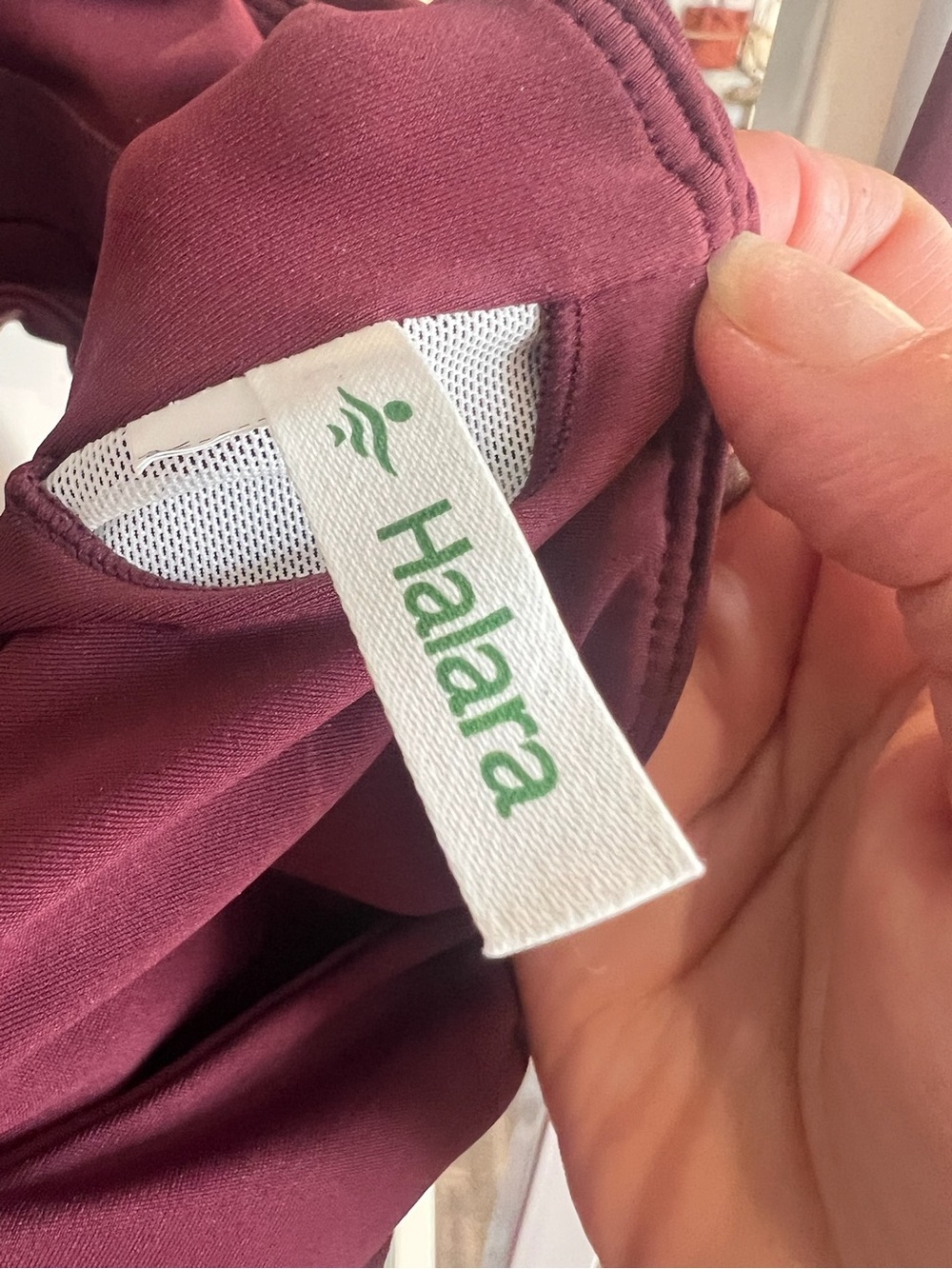 HALARA Wide-Leg Spaghetti Strap Jumpsuit in Plum - Picture 4 of 4